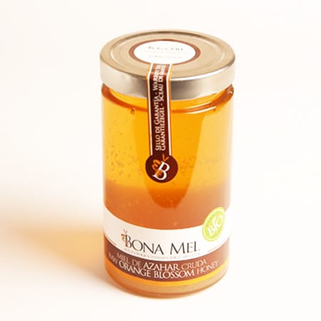 Raw orange blossom honey
